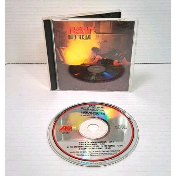 Metal Cd Lot Iron Maiden Best Of 80s, Ratt Out Of The Cellar, Molly Hatchet Hits - Picture 7 of 8